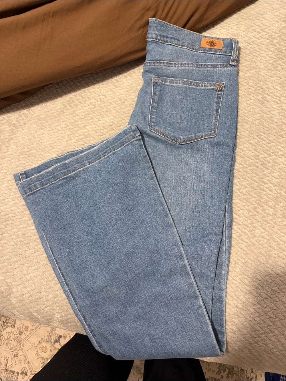 sofia by sofia vergara Light Blue Wide-Leg Jeans